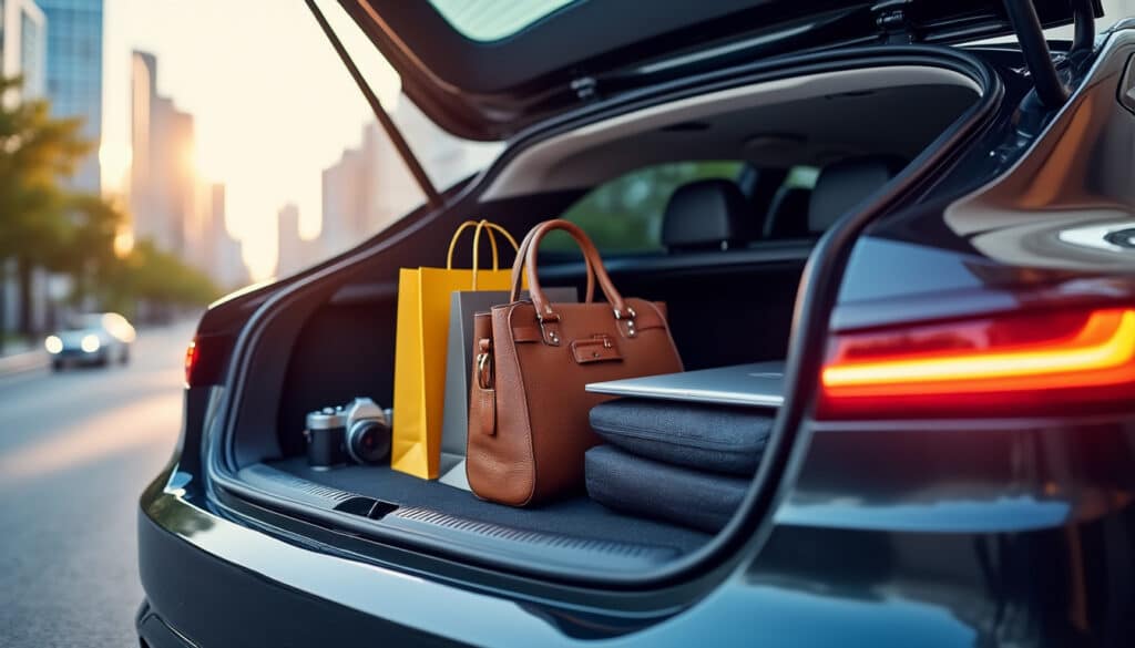 découvrez comment l'assurance auto peut protéger vos effets personnels laissés dans le coffre de votre véhicule, pour une tranquillité d'esprit au quotidien.